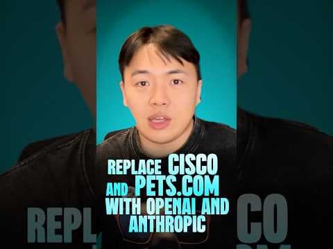 Anthropic and OpenAI = Pets.com and Cisco in 1999. #anthropic #ainews #openai