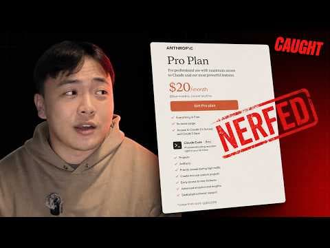 Anthropic Tried to Nerf My $20 Plan. I'm Out.