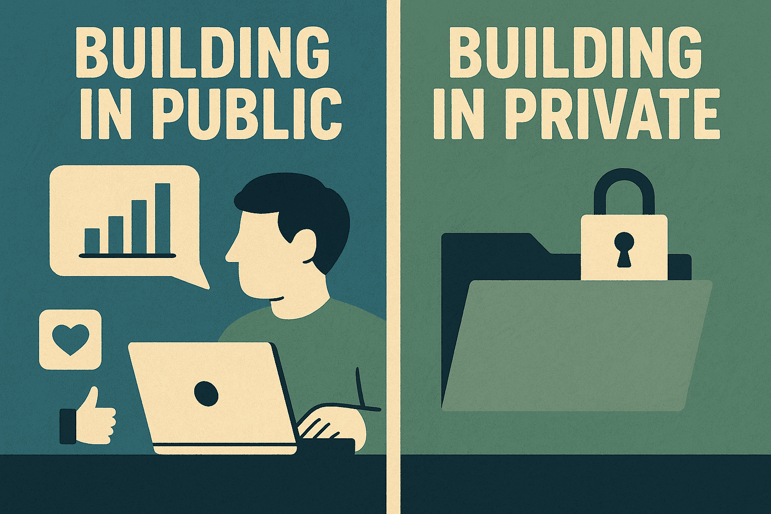 Building in Public vs. Building in Private (The Truth About Transparency)